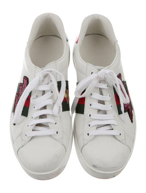 gucci ace sneakers on feet men|gucci ace embroidered sneakers.